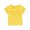 z260313-1-Yellow, variant on SNKSDGM Girls Girls Short Sleeve Tops 5-6 Girls White T Shirt Pack Children's Summer T Shirt Short Sleeve Round Neck Solid Color Top Casual Going Out for 1 to 7 Years 4-5 Years