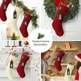 thumbnail image 5 of Ayieyill Christmas Stockings 6 Pack with Names Tags, Personalized Knitted Xmas Stockings 18 inches, Fireplace Stockings for Family Christmas Decoration, 5 of 6