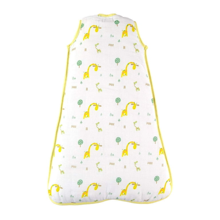 Molis & co Muslin Sleeping Bag for Baby,2.5 TOG, Super Soft and Warm  Wearable Blanket Sack, Unisex 6-12 Months. 30.3,Ideal for Winter. Unisex  Safari