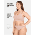 thumbnail image 5 of Fit for Me by Fruit of the Loom Women's Plus Size Seamless High Cut Brief, 2-Pack, Sizes 1X-4X, 5 of 7