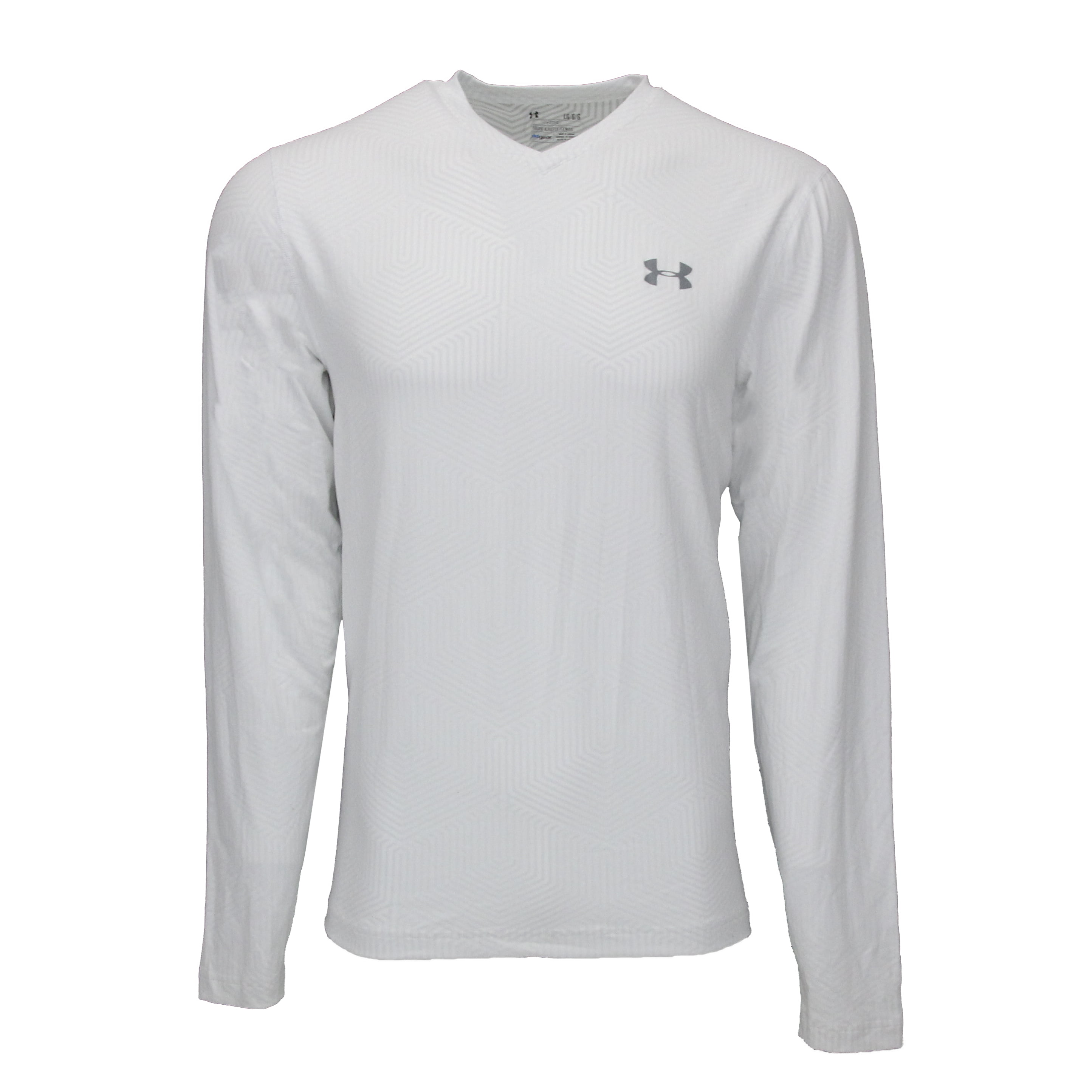 Under Armour UA Charcoal Graphite Fitted Long Sleeve Cold Gear Shirt Youth Large 