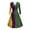 E-Multicolor, variant on Womens Sparkle Holiday Dresses Novelty Mardi Gras Sequin Print Dress Flowy Swing Long Sleeve Crew Neck Midi Dress Carnival Party Dress 2025 Saving Multicolor XXL