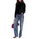 thumbnail image 3 of Suéter de Cuello Alto para Mujer, Jersey de Punto Grueso de Larga, Jersey Básico de Moda para Otoño e Invierno. Negro M, 3 of 8