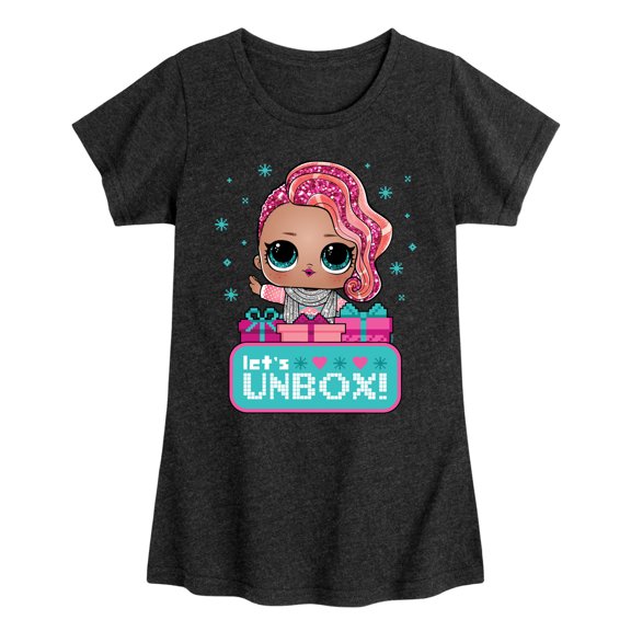 Lol Surprise! - Lets Unbox - Toddler & Youth Girls Short Sleeve Graphic T-Shirt