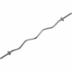 Sunny Health and Fitness 60" Threaded Solid Chrome Barbell