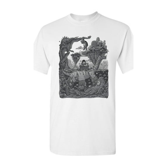 Beauty Of Imagination Drawing Animals Salih Gonenli Artworks Funny DT Adult T-Shirt Tee