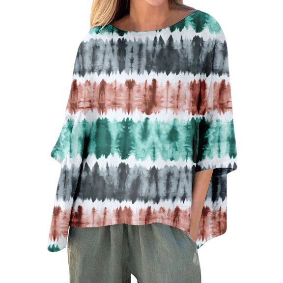 MEICHEN Women's Tops Oversized Short Sleeve T Shirts Summer Casual Crewneck Blouses Tops Soft Baggy Graphic Tees