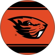 R and R Imports, Inc Oregon State Beavers 4 Inch Round Trendy Polka Dot Magnet