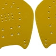thumbnail image 4 of Paletas de natación Colamx planas para bucear Amarillo L, 4 of 8