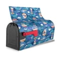 thumbnail image 3 of Naloa Watercolor Ships Mailbox Covers Magnetic Post Box Cover Post Letter Box Cover Garden Decor-21x18 in, 3 of 8