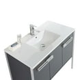 thumbnail image 5 of Fine Fixtures  Oakville Bathroom Vanity  with White Ceramic Sink Onix Grey - Chrome Hardware 42 Inch, 5 of 9