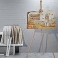 thumbnail image 4 of Welcome Fall Afghan Hound Cozy Autumn Field Pumpkins Golden Leaves Horizontal Matte Canvas Poster Dog Lover Wall Art Home Decor - 12013, 4 of 5