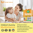 thumbnail image 2 of Whole Nature Chewable Kids Multivitamin Gummies, Daily Essentials, 90 Count, Gluten-Free, 2 of 6