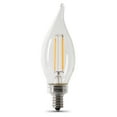 thumbnail image 2 of Feit Electric Enhance LED 3.3 Watt (40W Equivalent) Soft White B10 Flame Tip, E12, Dimmable (6 Pack), 2 of 8