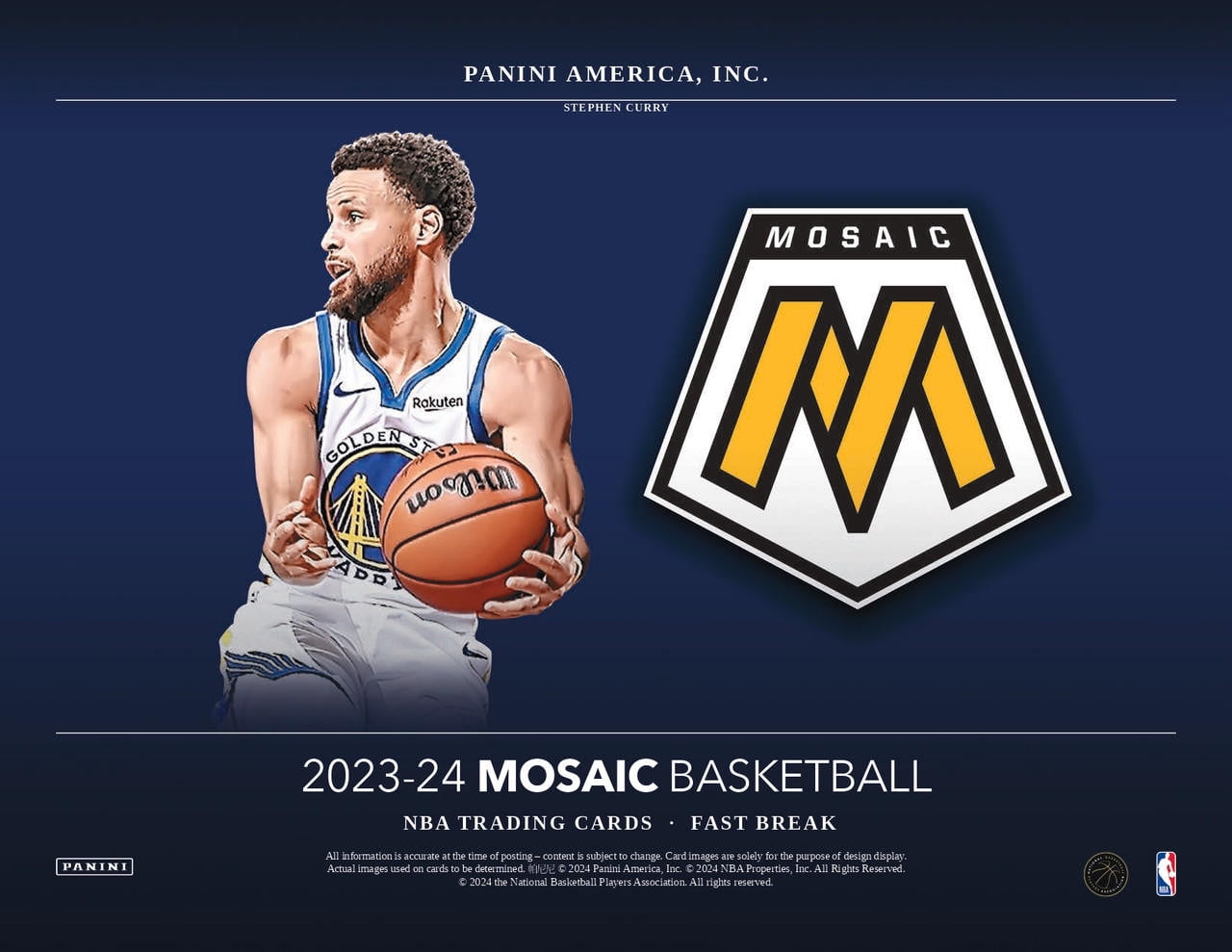 2019 NBAカード Panini Mosaic Fast Break 1箱 2020/21 Panini Mosaic Fast Break Basketball Hobby Box | DA