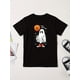 thumbnail image 1 of Youngsters' Halloween Graphic T-Shirt - Pumpkin & Ghost Design, elastic Fit for outdoor Play, Multiple Colors available, Youngsters'S Playwear, Casual Youngsters'S Wear, 1 of 6