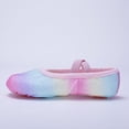 thumbnail image 4 of Ticikt Ballet Shoes for Girls Glitter | Metallic Leather Ballet Slippers Dance Shoes for Toddler/Little/Big Kids,Color:Pink,Size:3-3.5 Years, 4 of 6