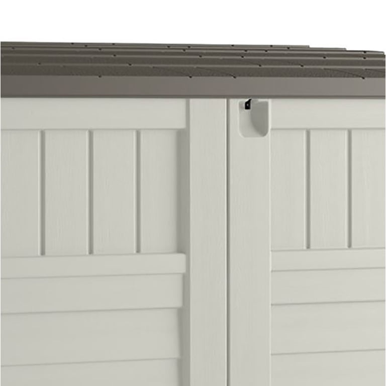 Suncast 3 Door Locking System Horizontal Storage Shed Stow Away