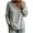 Gray, variant on Levmjia Women's Solid Color V Neck Sweater Long Sleeve Button Detail Loose Fit Casual Knit Pullover Top for Fall Winter