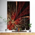 thumbnail image 2 of Design Art - Fleur Fractale en Jaune et Rouge, 2 of 5