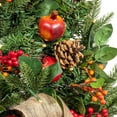 thumbnail image 3 of Kurt Adler Pre-Lit Battery Operated Decorative Berries and Pomegranate Christmas Wall Tree, 22in, 3 of 7