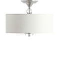 thumbnail image 6 of JONATHAN Y Marc 15" Metal/Crystal LED Semi-Flush Mount, Chrome/White, JYL9033B, 6 of 7