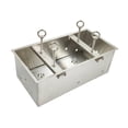 thumbnail image 2 of DimyFew Meat Forming Maker Multifunctional Stainless Steel Meats Press Tool Rectangle Beef Brick Kitchen Cooking Tool Efficient Pressing Suitable for personal use professional 36cmx18cmx13.5cm, 2 of 8