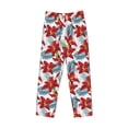 thumbnail image 4 of Goofa Lilies Flowers Printed Soft Pajama Pants for Men, Wide Leg Comfy Casual Lounge Yoga Pants-XX-Large, 4 of 9