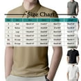 thumbnail image 2 of Chbgutlmr Summer Mens Dress Shirts Work Lapel Neck Office Tees Short Sleeve Fitting Casual Tops Traceless, 2 of 3