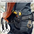 thumbnail image 4 of 2 PCS duty Belt Key Holder, Tactical Stealth Key Ring, Stainless Steel Tactical Key Holders, Belt Key Clip for Police Fire Agencies, 4 of 5