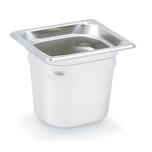 Vollrath 90662 Super Pan 3 - Individual Sixth-Size Steam Table Pan, 2-5/16 Quart Capacity