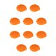 thumbnail image 3 of Billuyoard Bandeja de aperitivos, de dulces, cesta de frutas, platos de almacenamiento de hojas realistas, utensilios de cocina multifuncionales, Naranja 10Conjunto, 3 of 6