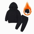 thumbnail image 7 of CAUYDY 3 6 9 12 18 24 Months 1-5T Baby Boys Photoshoot Outfits Newborn Long Sleeve Shirt and Elastic Sweatpants 2Pcs Clothes Set Fall Winter Gift for Toddler Black for Sizes 18-24 Months, 7 of 7