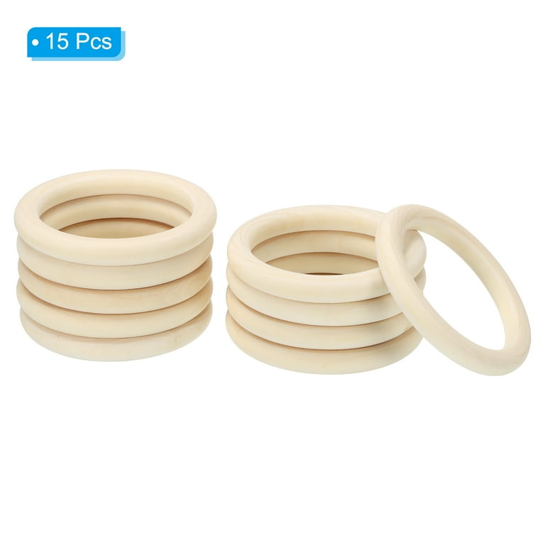 Unfinished wood deals rings