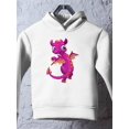 thumbnail image 3 of Cute Pink Dragon Hoodie Toddler -Image by Shutterstock,  5 Toddler, 3 of 4