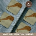 thumbnail image 6 of 3drose, Gentle Giraffe- Animals- Nature, Set of 4 Coasters - Soft, 6 of 7