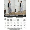 thumbnail image 6 of New men's long-sleeved long pants pajama set with panda print home wear for relaxation and casual wear outside the home, 6 of 6