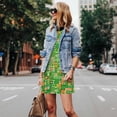 thumbnail image 4 of Daiia St Patrick's Day6 Print Women's Dresses 2025 Trendy Short sleeve Dresses Casual Baggy Flowy Maxi Sun Dresses, 4 of 7