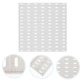 thumbnail image 1 of BRIGHTFUFU 1Pcs Shower Shelves Wall-mounted White Plastic Storage Rack for Bathroom Living Room Use, 1 of 6