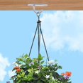 thumbnail image 3 of 6pcs Stainless Steel Half Opening Hook Wall Mounted Single Hook (ruipei), 3 of 3
