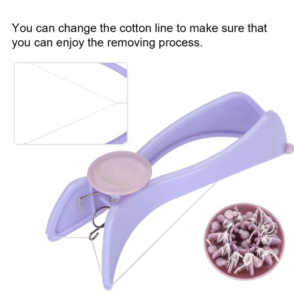 Removedor De Vello De Cuello Facial, Depiladora Con Hilo De Algodón, Herramienta De Eliminación De Cabello Ideal Para Regalos Con 10 Líneas De Algodón Para Mujeres Y Hombres