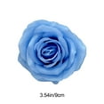 thumbnail image 3 of Multi-Color Artificial Rose Heads, Silk Fabric Fake Flower Decor Water Resistant Home Decorative Blooms, Realistic-Looking Fabric Roses for Centerpieces, Wreaths, and DIY Projects, 3 of 7
