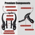 thumbnail image 7 of Universial Bike Brake Set Front Rear MTB Brake BMX Bike + Cables Lever Kit Callipers Levers Cables, 7 of 7