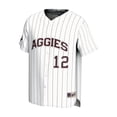 thumbnail image 2 of Unisex GameDay Greats White Texas A&M Aggies Lightweight Baseball Jersey, 2 of 3