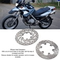 thumbnail image 4 of Discos De Freno Delanteros Traseros, Discos De Freno De Motocicleta De Acero De Alta Resistencia Con Buena Disipación De Calor Para F650GS F650ST F650, 4 of 7