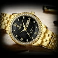 thumbnail image 4 of Chenxi Golden Quartz Watch Men Top Luxury Wristwatch Waterproof Golden Male Wrist Watch Man Full Steel Clock Relogio Masculino - Quartz Wristwatches, 4 of 7