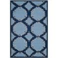 thumbnail image 2 of SAFAVIEH Bella Kaitlyn Geometric Circles Wool Area Rug, Navy/Blue, 4' x 6', 2 of 6
