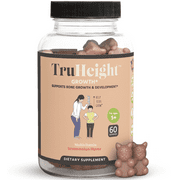 TruHeight Gummies - Height Growth Supplement - Grow Taller with Vital Nutrients for Kids & Teens - Keto with Ashwaganda & Nanometer Calcium - Increase Bone Strength, Ages 5+