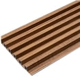 thumbnail image 2 of Lambrin Panel 3D Decorativo Wpc para Pared Ximxi 96m x 17cm Color Café Claro Kit de 9 Piezas, 2 of 2