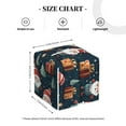 thumbnail image 3 of Kdxio Cute Santa Claus Gift Print Tissue Box Cover,Square Decorative PU Leather Facial Paper Case Organizer Holder Dispenser for Bathroom,Night Stands,Desk,Car 5.2''X5.2''X5.2'', 3 of 6